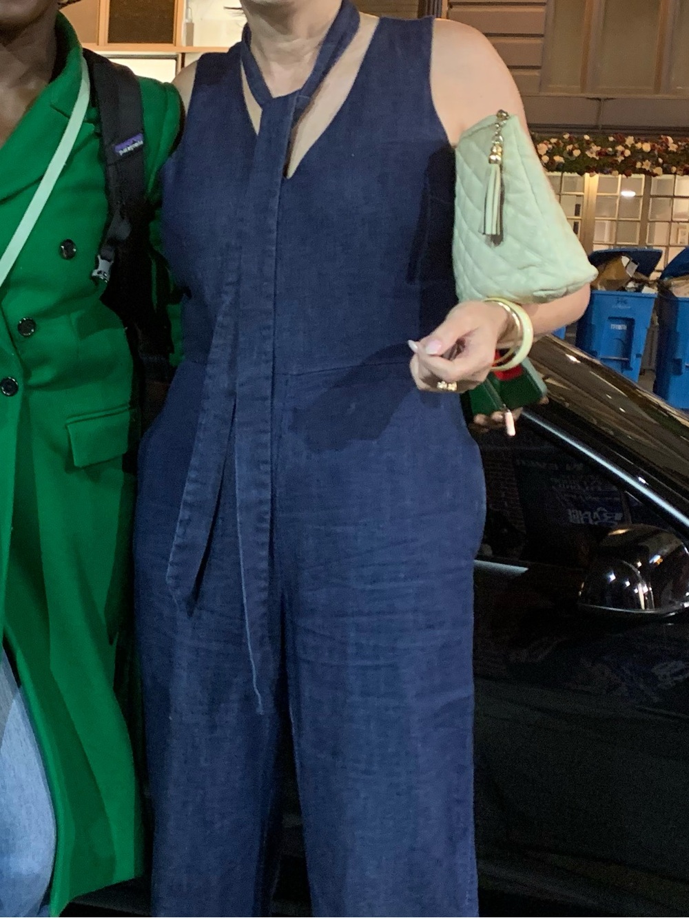 Banana Republic Dark Blue Denim Jumpsuit